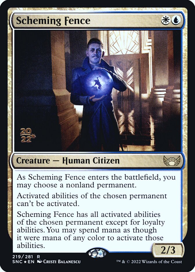 Receptador Ardiloso / Scheming Fence - Magic: The Gathering - MoxLand