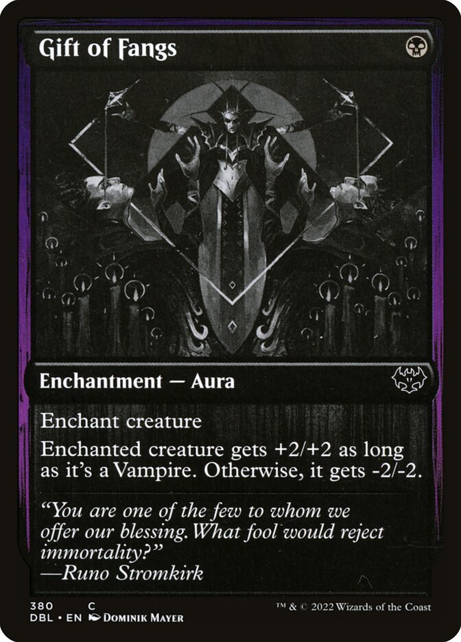Dádiva das Presas / Gift of Fangs - Magic: The Gathering - MoxLand