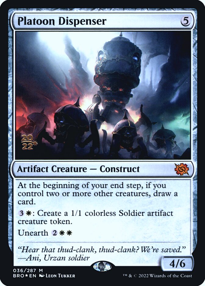 Distribuidor de Pelotões / Platoon Dispenser - Magic: The Gathering - MoxLand