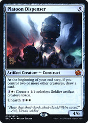 Distribuidor de Pelotões / Platoon Dispenser - Magic: The Gathering - MoxLand