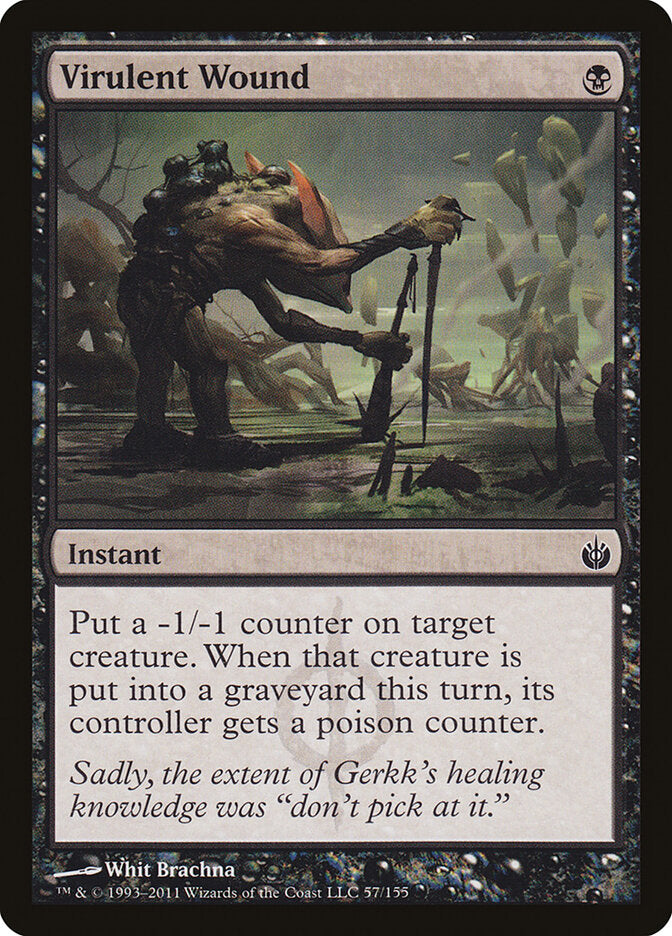 Ferida Virulenta / Virulent Wound - Magic: The Gathering - MoxLand