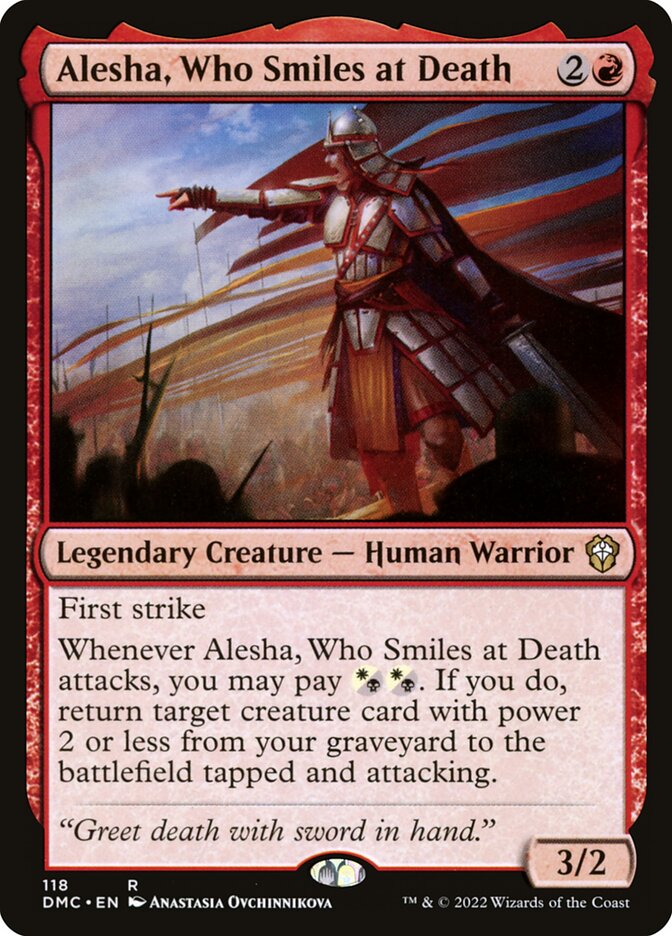 Alesha, a Que Sorri Para a Morte / Alesha, Who Smiles at Death - Magic: The Gathering - MoxLand