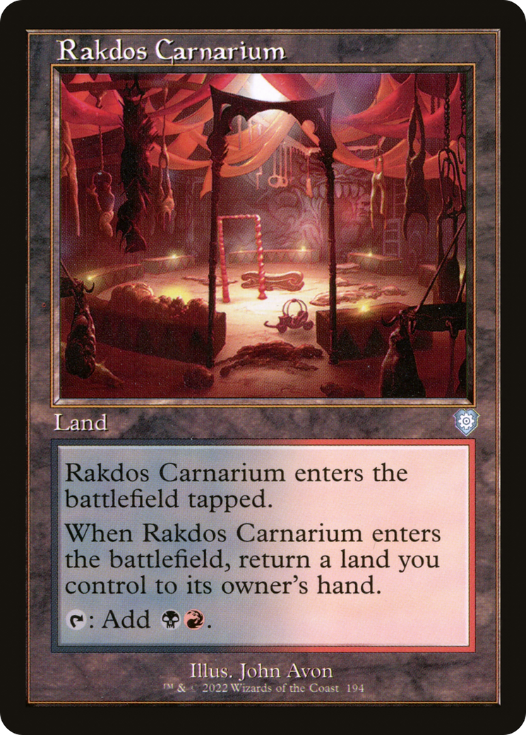 Carnarium Rakdos / Rakdos Carnarium - Magic: The Gathering - MoxLand