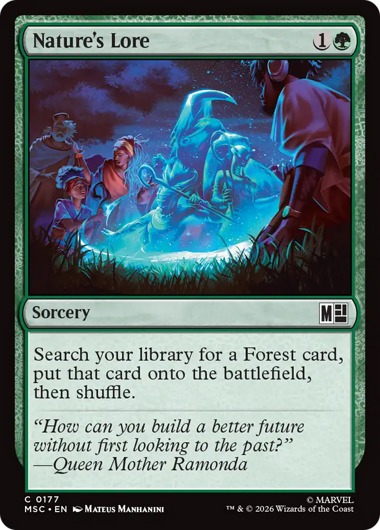 Sabedoria da Natureza / Nature's Lore - Magic: The Gathering - MoxLand