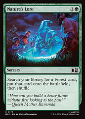 Sabedoria da Natureza / Nature's Lore - Magic: The Gathering - MoxLand