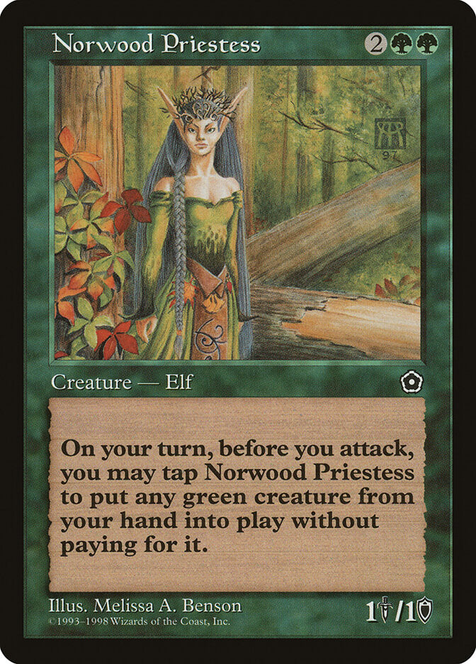 Norwood Priestess - Magic: The Gathering - MoxLand