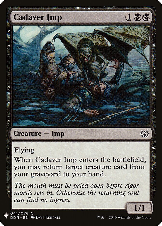 Diabrete dos Cadáveres / Cadaver Imp - Magic: The Gathering - MoxLand