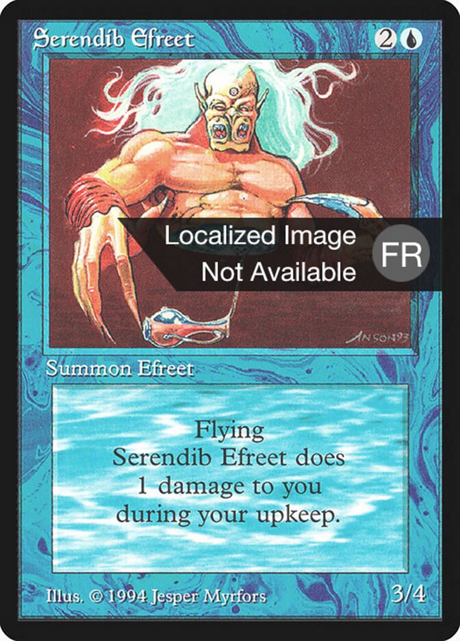 Serendib Efreet - Magic: The Gathering - MoxLand