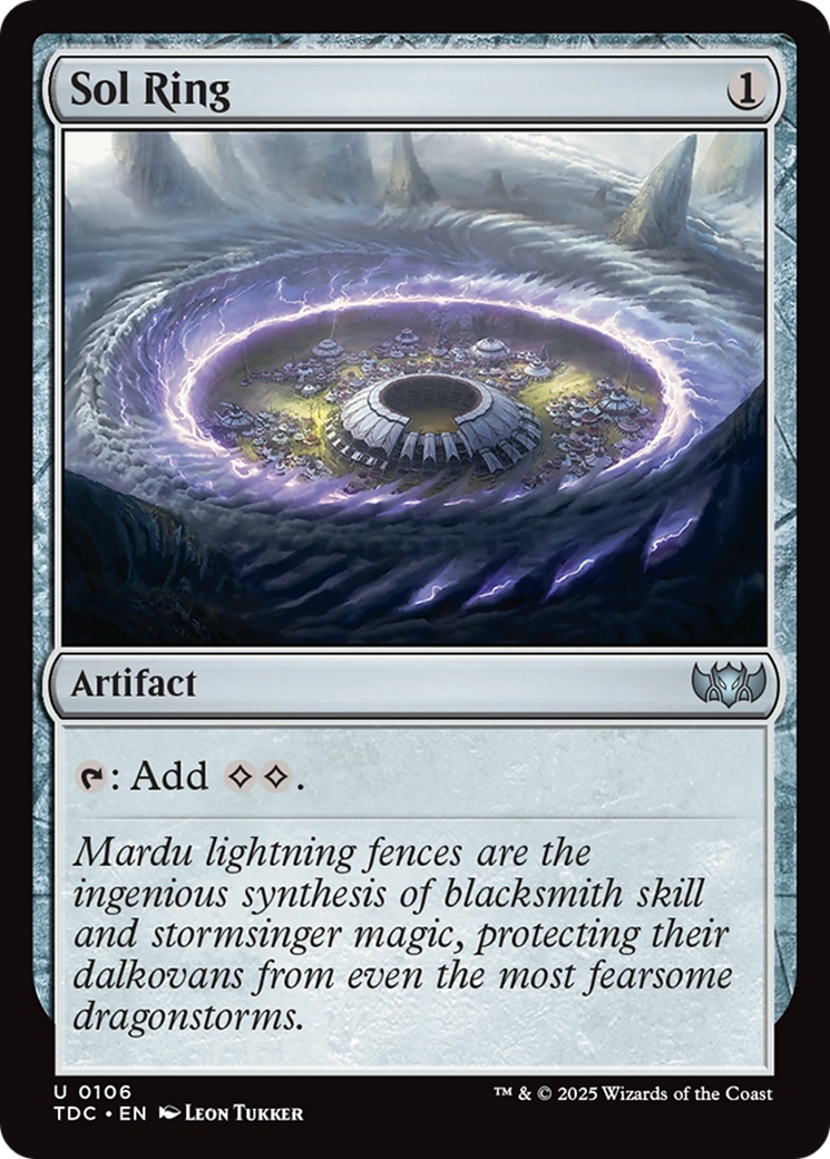 Anel Solar / Sol Ring - Magic: The Gathering - MoxLand