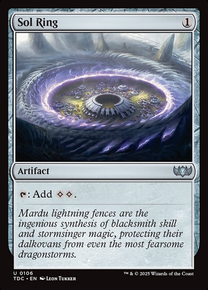 Anel Solar / Sol Ring - Magic: The Gathering - MoxLand