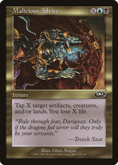Aviso Malicioso / Malicious Advice - Magic: The Gathering - MoxLand