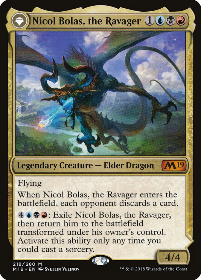 Nicol Bolas, o Devastador / Nicol Bolas, the Ravager - Magic: The Gathering - MoxLand