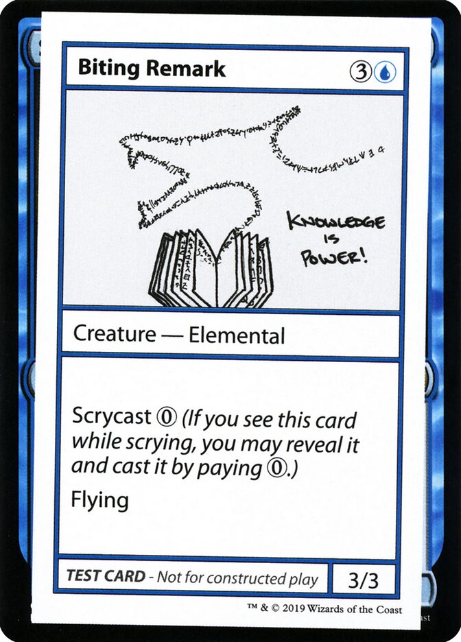 Biting Remark - Magic: The Gathering - MoxLand
