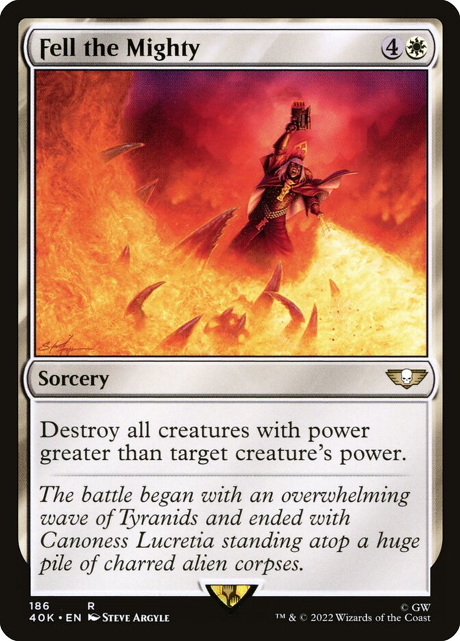 Derrubar os Poderosos / Fell the Mighty - Magic: The Gathering - MoxLand