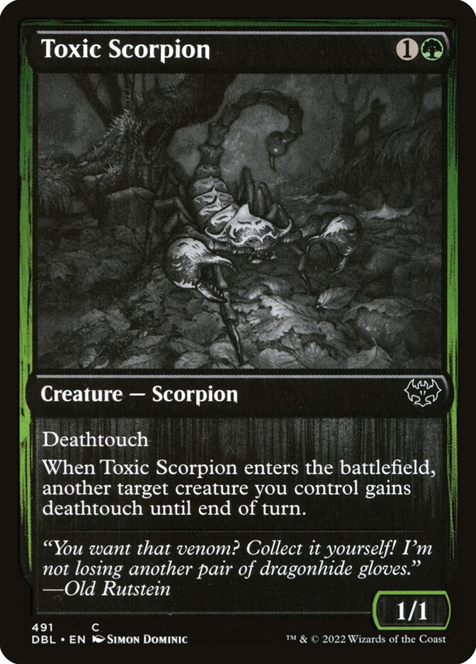 Escorpião Tóxico / Toxic Scorpion - Magic: The Gathering - MoxLand