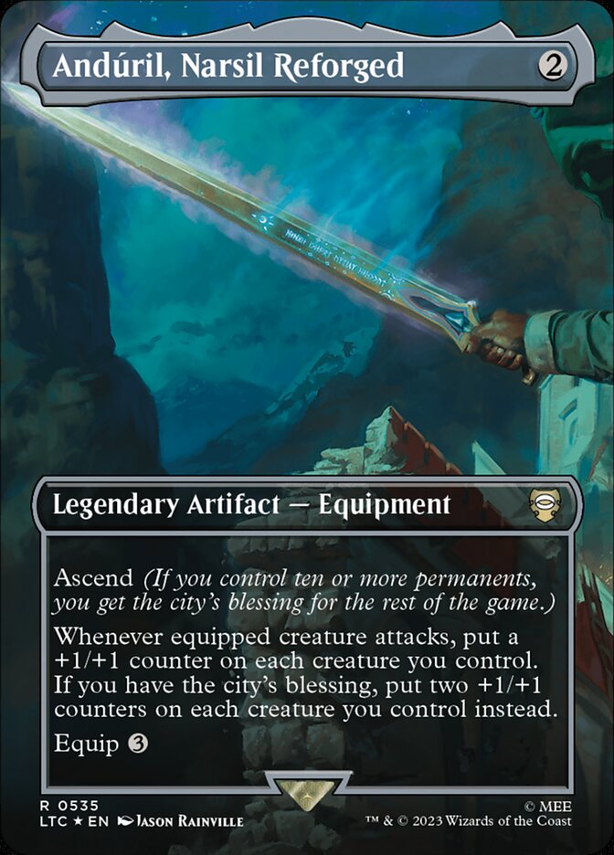 Andúril, Narsil Reforged - Magic: The Gathering - MoxLand