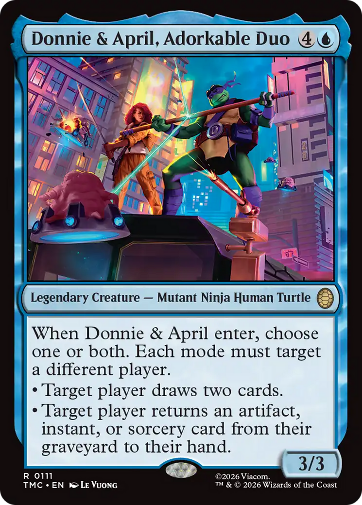 Donnie & April, Adorkable Duo - Magic: The Gathering - MoxLand