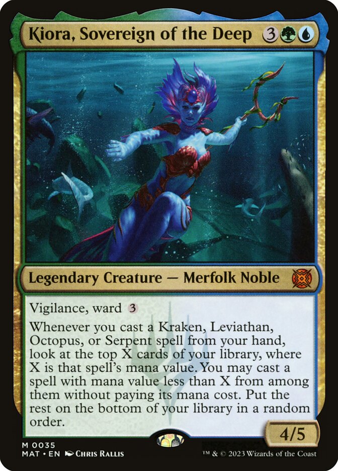 Kiora, Soberana das Profundezas / Kiora, Sovereign of the Deep - Magic: The Gathering - MoxLand