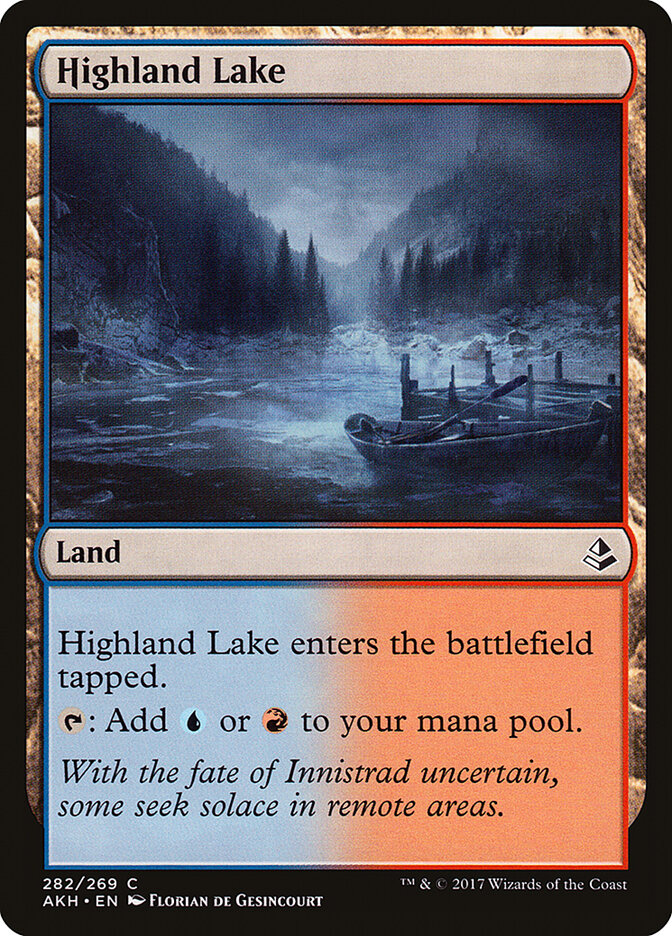 Lago Montanhês / Highland Lake - Magic: The Gathering - MoxLand