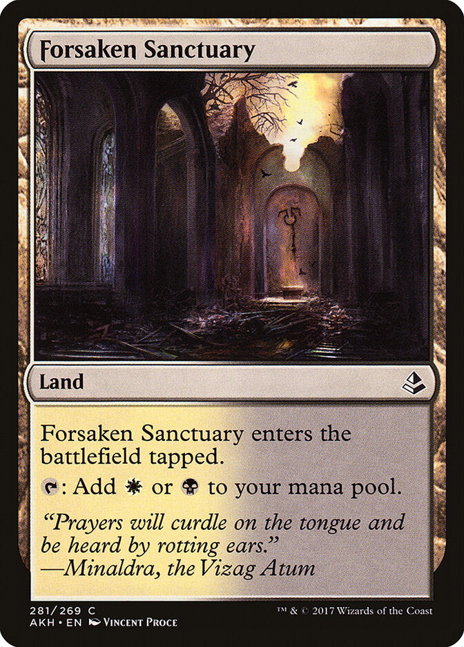 Santuário Abandonado / Forsaken Sanctuary - Magic: The Gathering - MoxLand