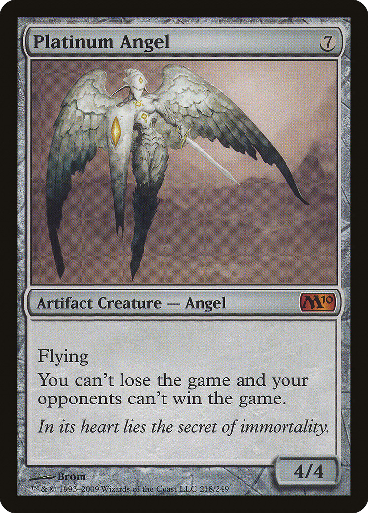 Anjo de Platina / Platinum Angel - Magic: The Gathering - MoxLand