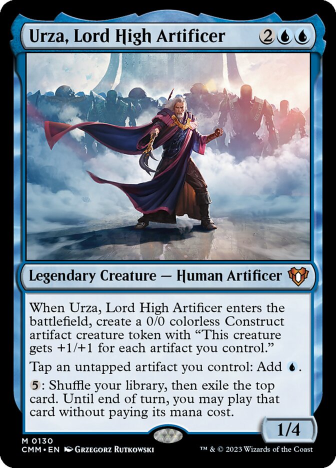 Urza, Grão-lorde Artífice / Urza, Lord High Artificer - Magic: The Gathering - MoxLand