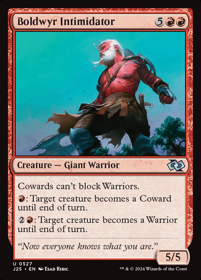 Intimidador de Boldwyr / Boldwyr Intimidator - Magic: The Gathering - MoxLand