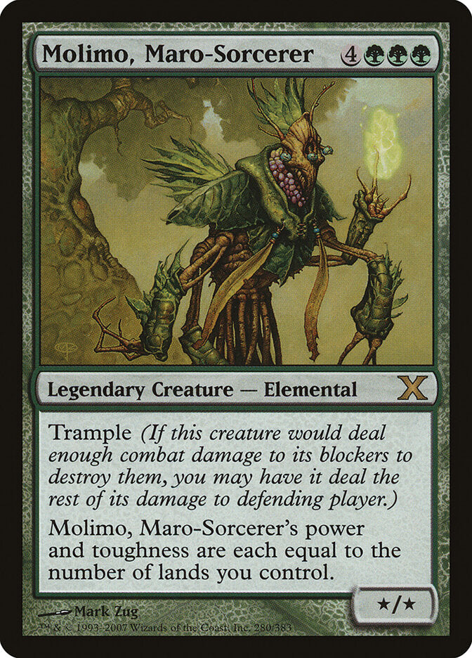 Molimo, Feiticeiro-Maro / Molimo, Maro-Sorcerer - Magic: The Gathering - MoxLand