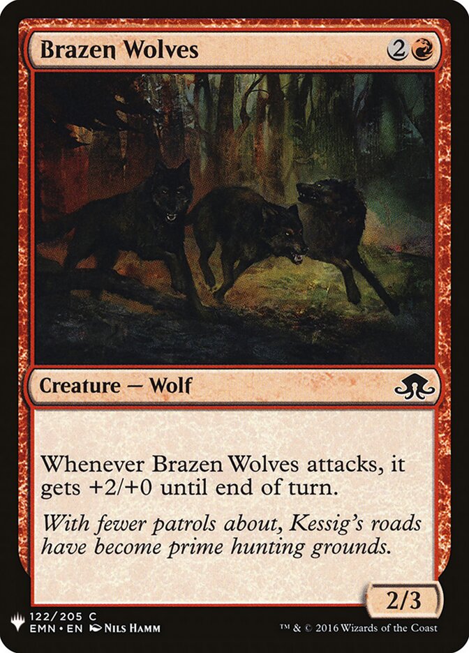 Lobos Intrépidos / Brazen Wolves - Magic: The Gathering - MoxLand