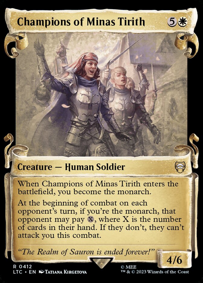 Campeões de Minas Tirith / Champions of Minas Tirith - Magic: The Gathering - MoxLand