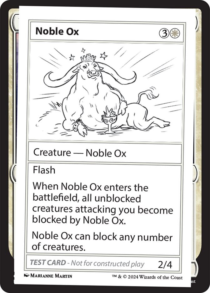 Noble Ox - Magic: The Gathering - MoxLand