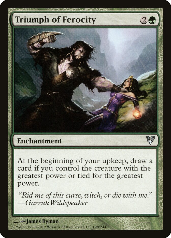 Triunfo da Ferocidade / Triumph of Ferocity - Magic: The Gathering - MoxLand