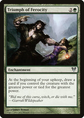Triunfo da Ferocidade / Triumph of Ferocity - Magic: The Gathering - MoxLand
