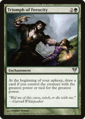 Triunfo da Ferocidade / Triumph of Ferocity - Magic: The Gathering - MoxLand