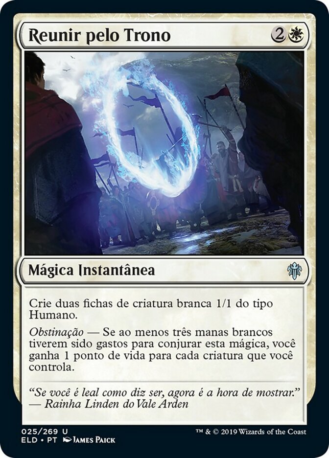 Reunir pelo Trono / Rally for the Throne - Magic: The Gathering - MoxLand