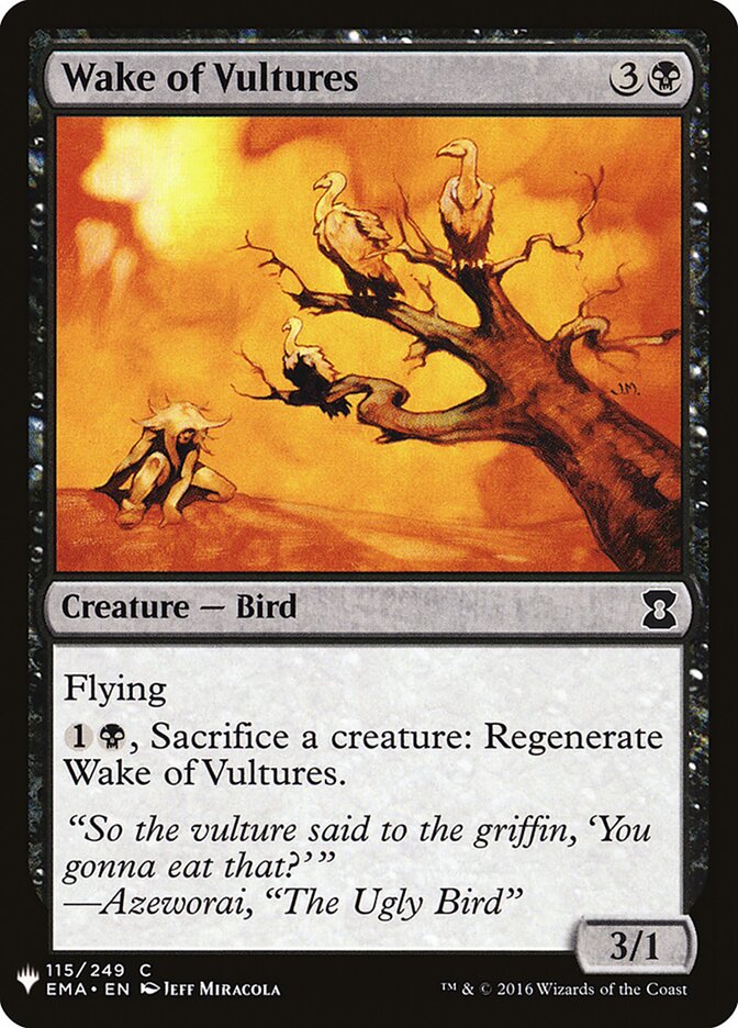 Vigília de Abutres / Wake of Vultures - Magic: The Gathering - MoxLand