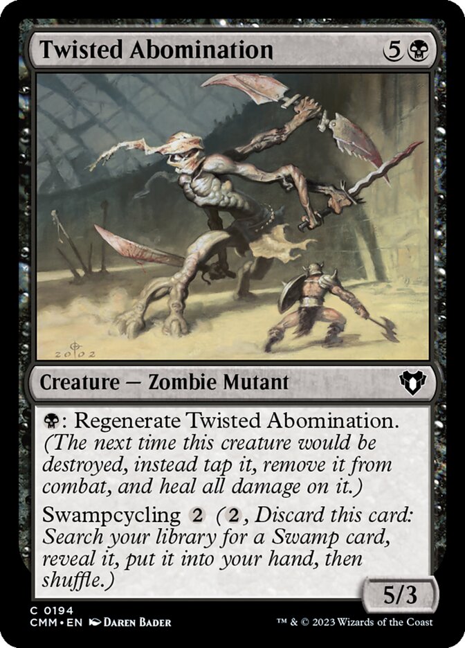 Abominação Distorcida / Twisted Abomination - Magic: The Gathering - MoxLand