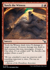 Queimar a Testemunha / Torch the Witness - Magic: The Gathering - MoxLand