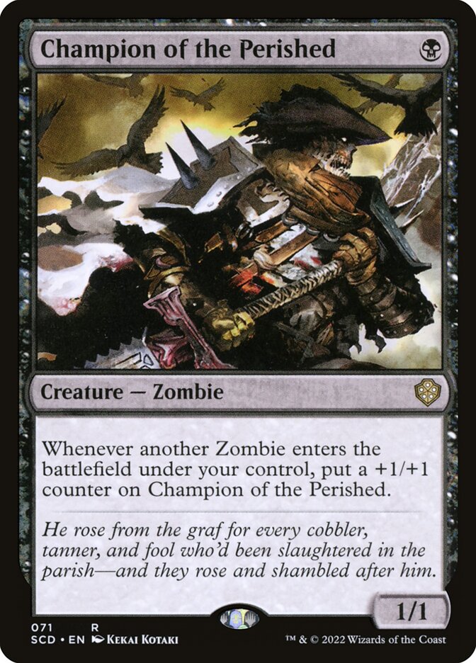 Campeão dos Perecidos / Champion of the Perished - Magic: The Gathering - MoxLand