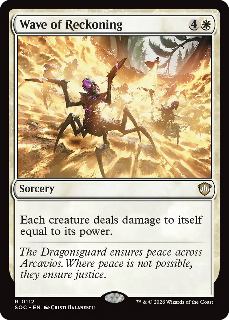 Vaga de Retribuição / Wave of Reckoning - Magic: The Gathering - MoxLand