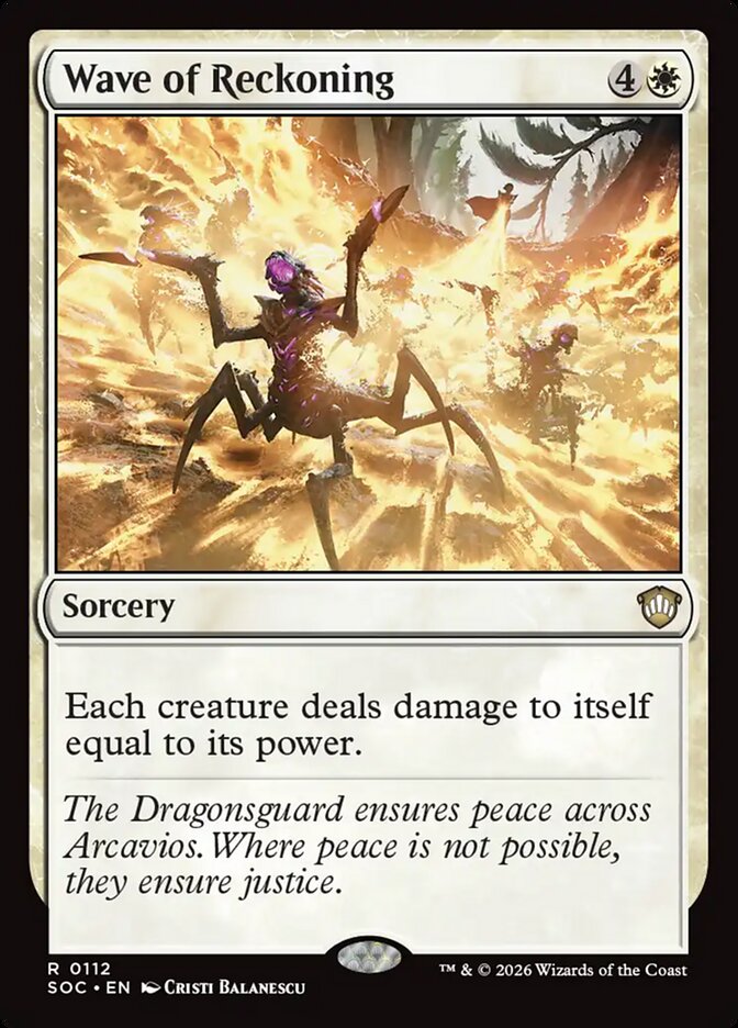 Vaga de Retribuição / Wave of Reckoning - Magic: The Gathering - MoxLand