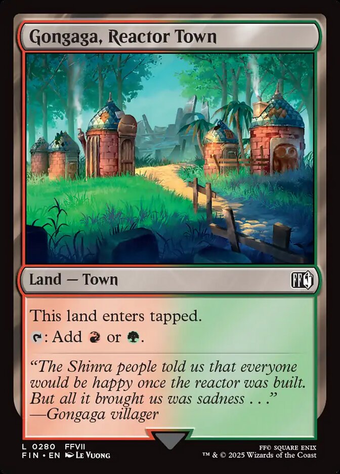 Gongaga, Vilarejo do Reator / Gongaga, Reactor Town - Magic: The Gathering - MoxLand
