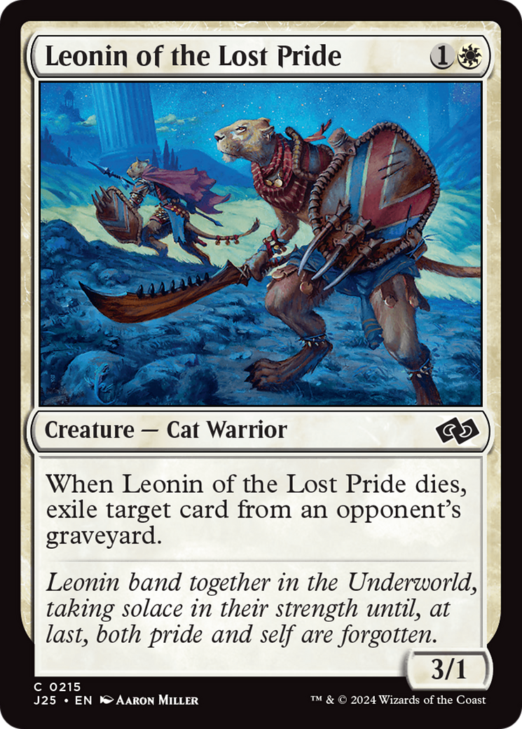 Leoninas do Bando Perdido / Leonin of the Lost Pride - Magic: The Gathering - MoxLand