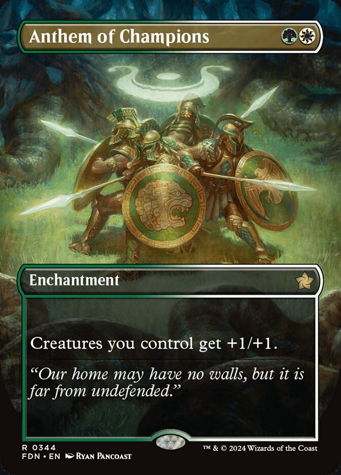 Antífona dos Campeões / Anthem of Champions - Magic: The Gathering - MoxLand