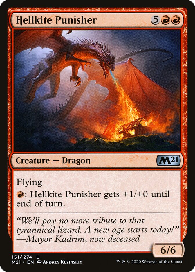 Dragão Avérneo Castigador / Hellkite Punisher - Magic: The Gathering - MoxLand