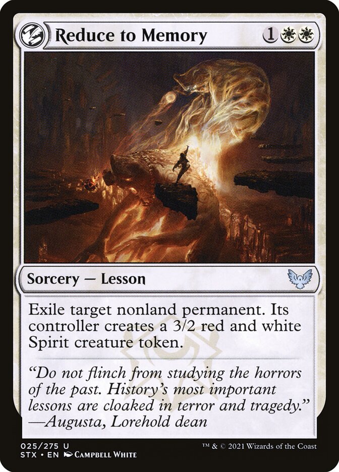 Reduzir a Lembranças / Reduce to Memory - Magic: The Gathering - MoxLand