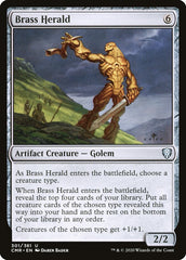 Arauto de Bronze / Brass Herald - Magic: The Gathering - MoxLand