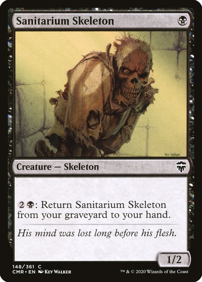 Esqueleto do Sanatório / Sanitarium Skeleton - Magic: The Gathering - MoxLand