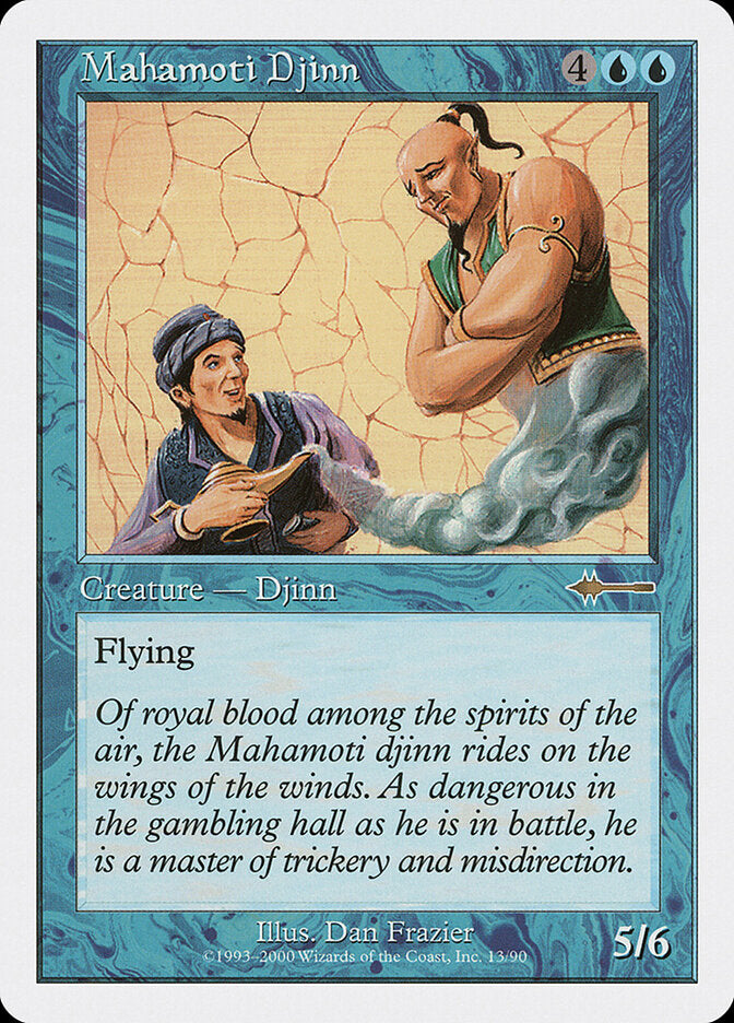 Gênio Mahamoti / Mahamoti Djinn - Magic: The Gathering - MoxLand
