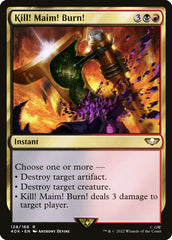 Matar! Mutilar! Queimar! / Kill! Maim! Burn! - Magic: The Gathering - MoxLand
